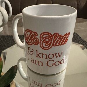 Brand new mug, Be still & know I am God, Great gift idea $14